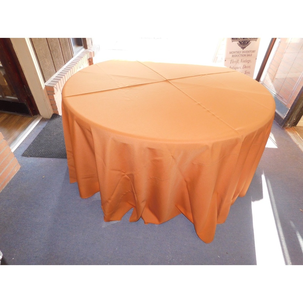 120" Round Copper Tablecloths
